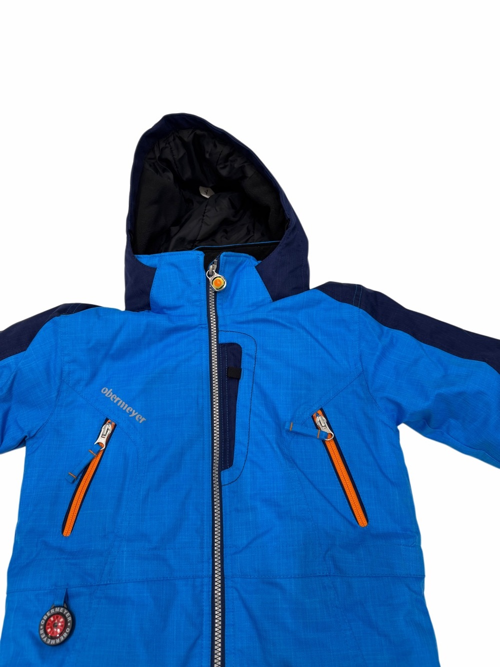 Obermeyer Kids Blue  Ski Winter Jacket Hooded Size 4